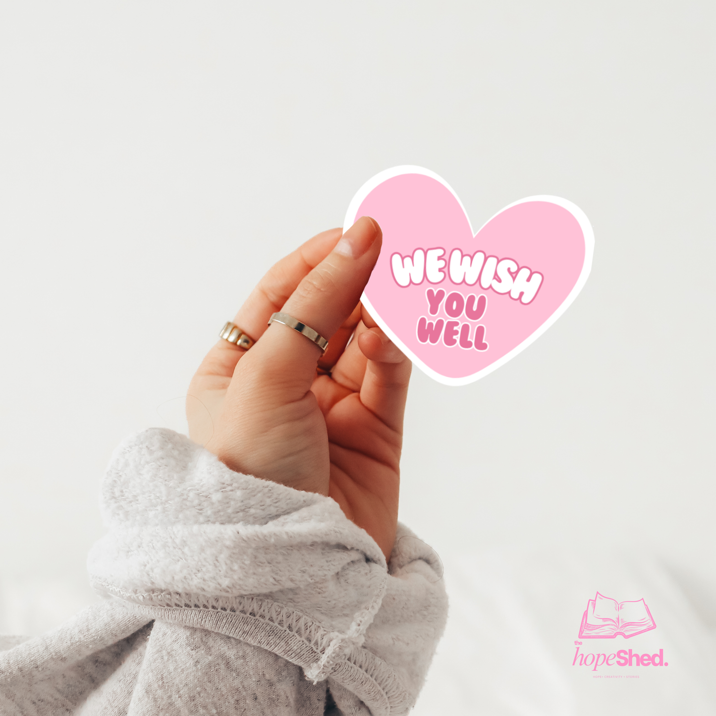 We Wish You Well Pink Sticker – Self-Respect & Moving On Decal