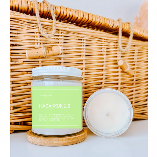 Scripture Candle - Habakkuk 2:2