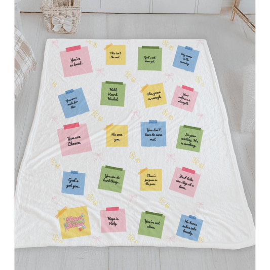 The Hope Notes Blanket | Sticky Note Edition