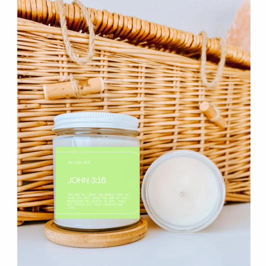 Scripture Candle - John 3:16