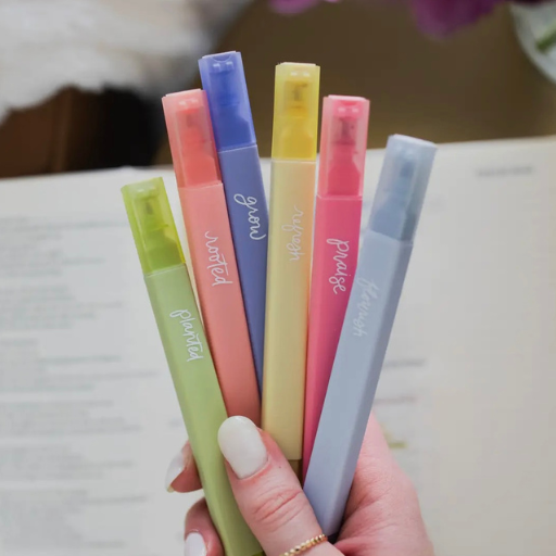 Garden Collection Highlighters by DGC. | Soft Pastel Bible Study Set