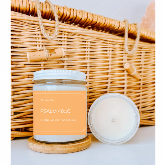 Scripture Candle - Psalm 46:10
