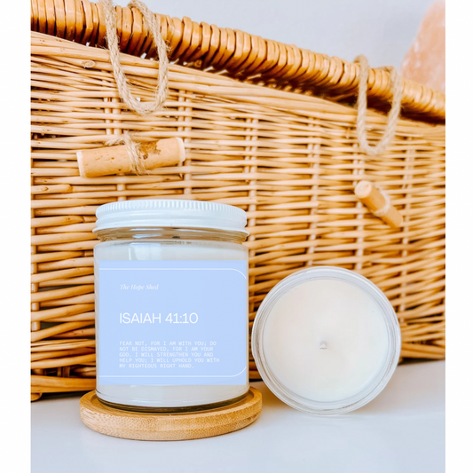 Scripture Candle - Isaiah 41:10